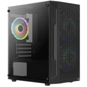 Carcasa Gaming Aerocool Trinity V3, MiniTower, 2x USB 3.0, Panou transparent
