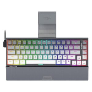 Tastatura Gaming Redragon Shaco PRO Grey RGB Mecanica Red Switch, Open Box