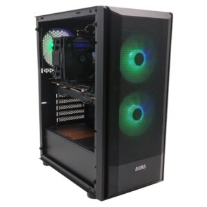Calculator Gaming Aura V2, Intel Core i5 10500T pana la 3.8GHz, H410M H V2, 16GB DDR4, SSD 512GB, HDD 500GB, GTX 1070 8GB GDDR5