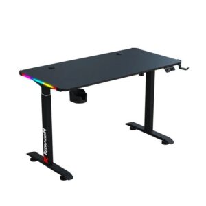 Birou gaming reglabil electric pe inaltime Redragon GD-3330-M negru iluminare RGB