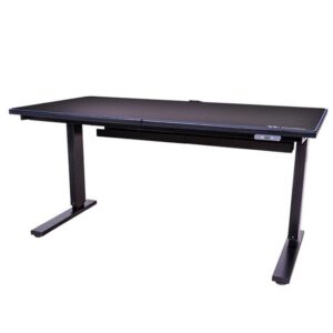 Birou gaming reglabil electric pe inaltime Thermaltake ToughDesk 350 negru