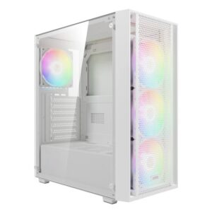 Carcasa Gamdias Aura GC2 Elite aRGB alba
