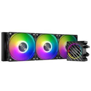 Cooler procesor cu lichid ID-Cooling Dashflow 360 XT negru iluminare aRGB