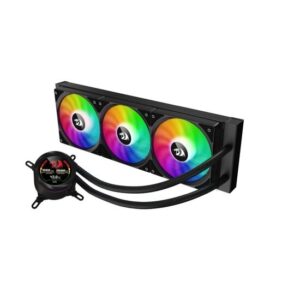 Cooler procesor cu lichid Redragon CCW-1017 negru iluminare aRGB cu display