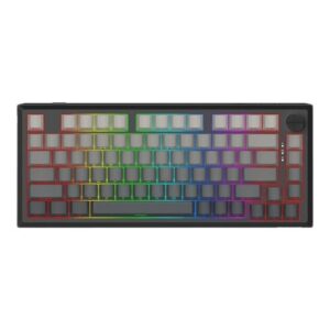 Tastatura gaming mecanica Bluetooth cu si fara fir Redragon Penumbra Pro neagra iluminare RGB