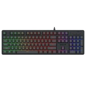 Tastatura gaming Redragon Netherbane neagra iluminare RGB