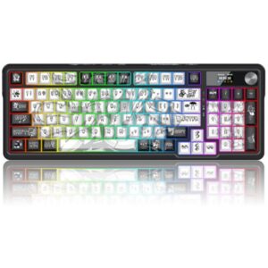 Tastatura Gaming Redragon Artemis Pro Anime RGB Black-White Yellow Switch Mecanica, Open Box