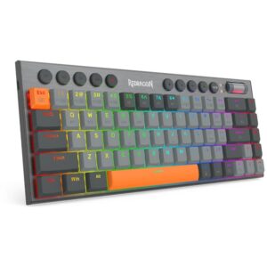 Tastatura Gaming Redragon Horus SE Gri RGB Red Switch Mecanica, Open Box