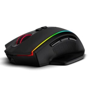 Mouse gaming wireless si cu fir Redragon Vampire Elite negru iluminare RGB