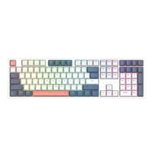 Tastatura gaming mecanica Redragon Trundle alba iluminare RGB